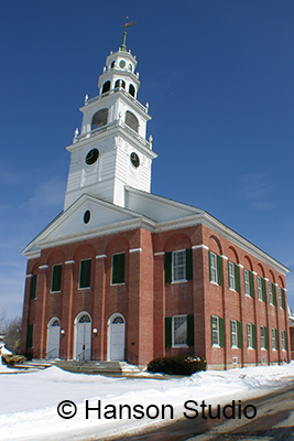 Newport, NH - Brick Church - Winter